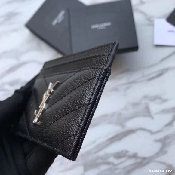 Tony Luxuries CASSANDRE CASE CARD YSL MATELASSÉ 0725